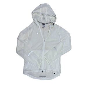 NIKE outdoor ultra-lighweight see through white jacket